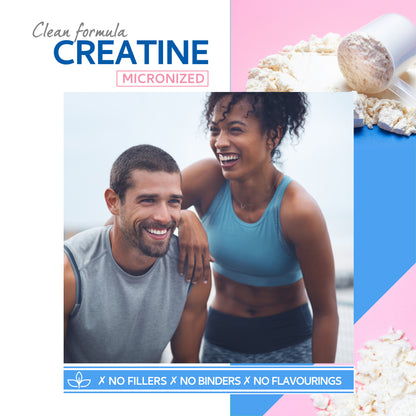 Creatine Monohydrate Powder - 500g (100 Servings) - Ultra Micronized 200 Mesh