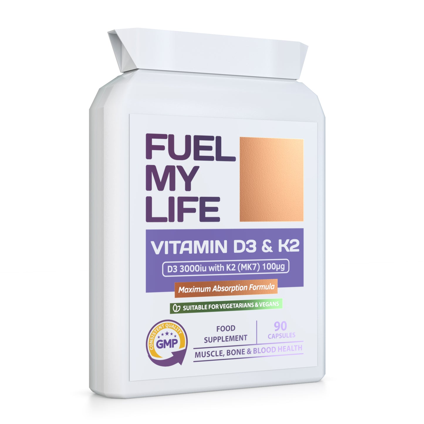 Vitamin D 3,000 IU & Vitamin K2 100ug MK7