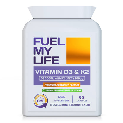 Vitamin D 3,000 IU & Vitamin K2 100ug MK7