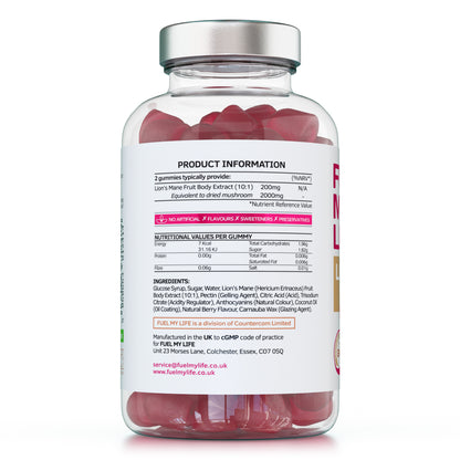 Lions Mane 60 Gummies 2000mg