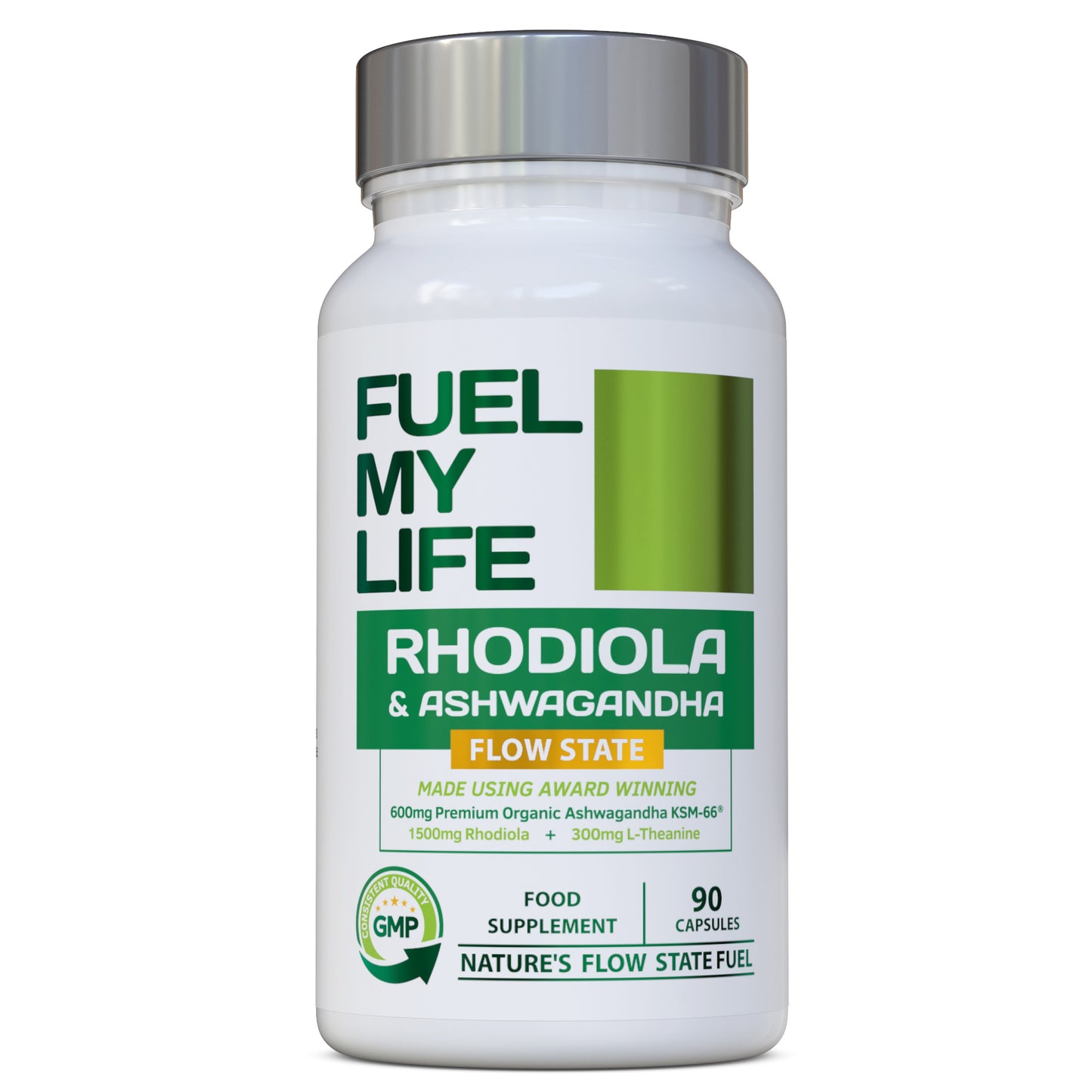 Flow State Rhodiola and Ashwagandha with L-Theanine