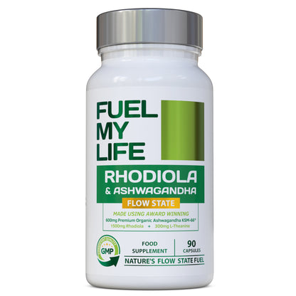 Flow State Rhodiola and Ashwagandha with L-Theanine