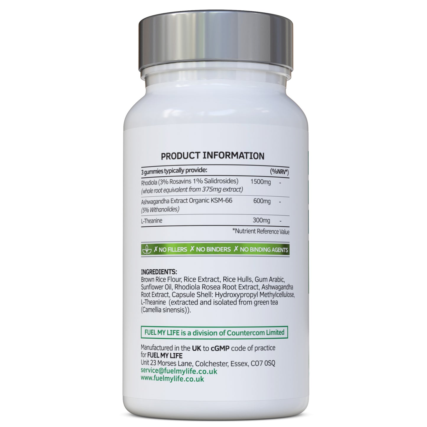 Flow State Rhodiola and Ashwagandha with L-Theanine