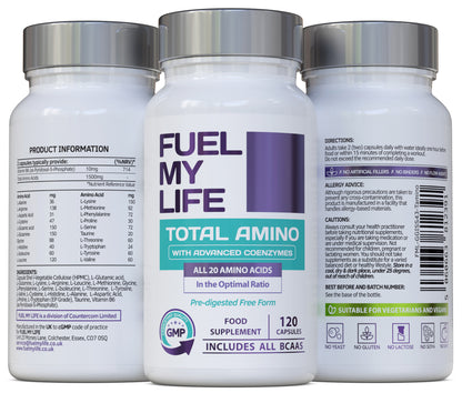Total Amino - All 20 Amino Acids Including All BCAAs