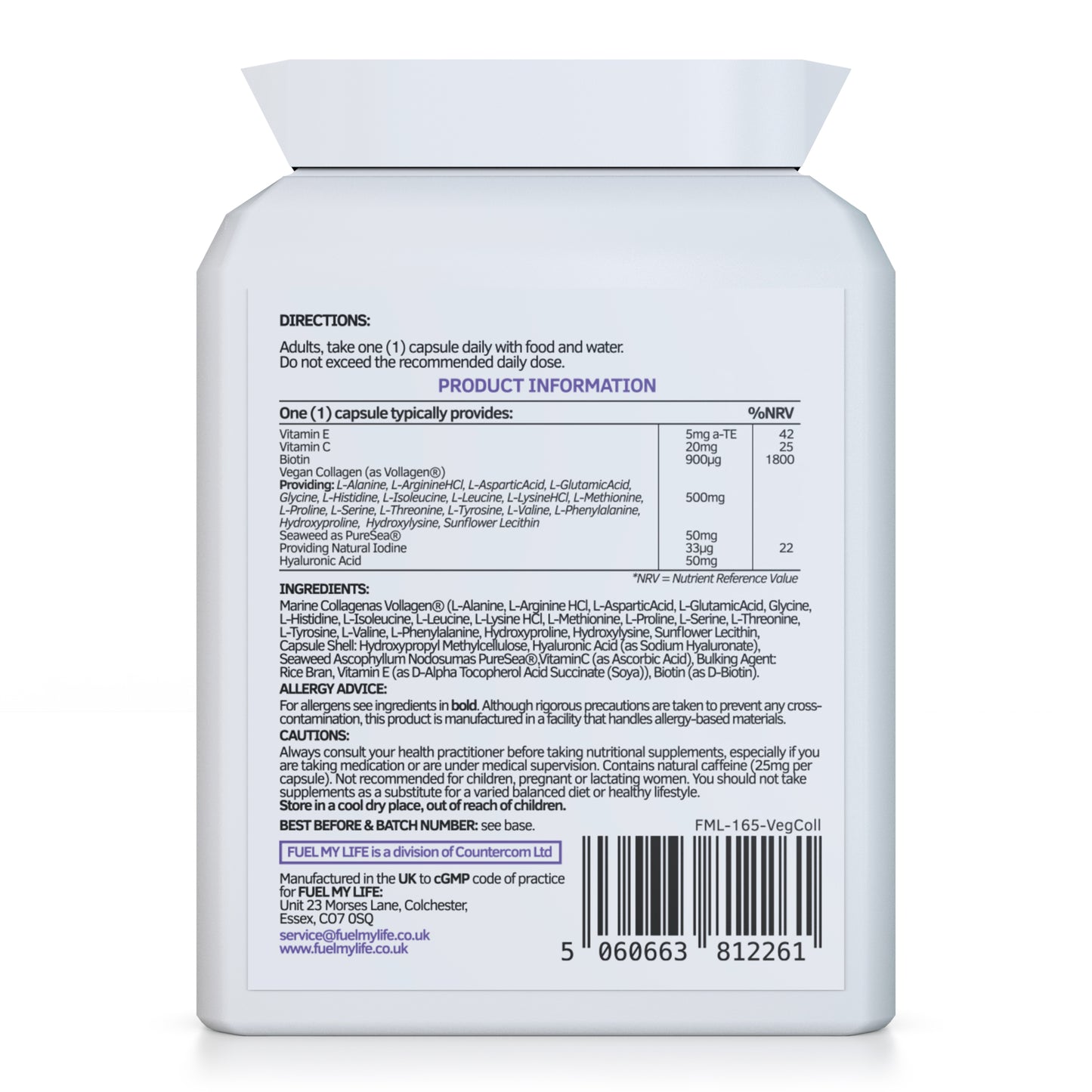 Vegan Collagen & Hyaluronic Acid Complex